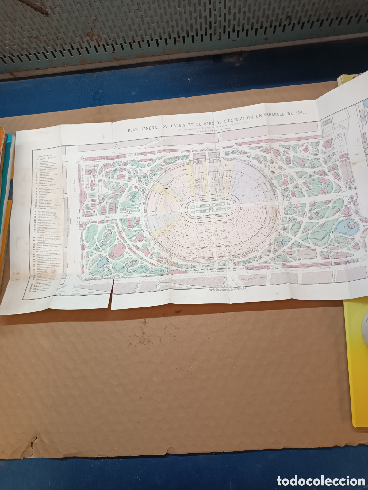 Mapas contempor&aacute;neos: Plano Exposici&oacute;n Universal de Paris 1867 - Foto 2