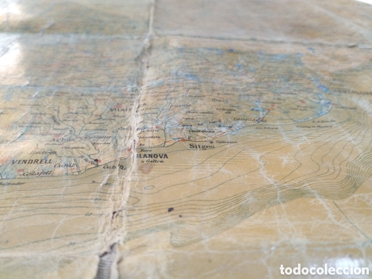 Mapas contempor&aacute;neos: Antiguo mapa de Catalu&ntilde;a. Eduardo Brossa - Foto 2