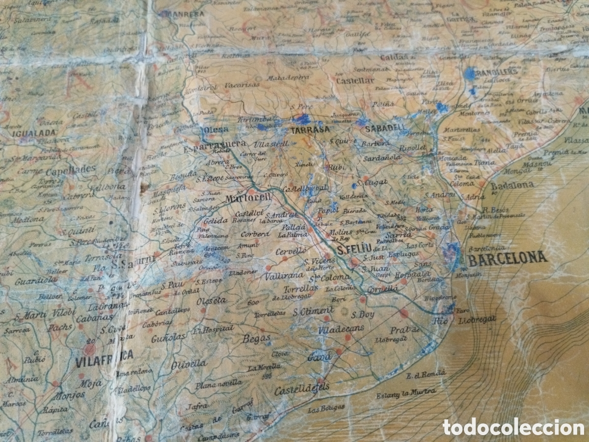 Mapas contempor&aacute;neos: Antiguo mapa de Catalu&ntilde;a. Eduardo Brossa - Foto 3