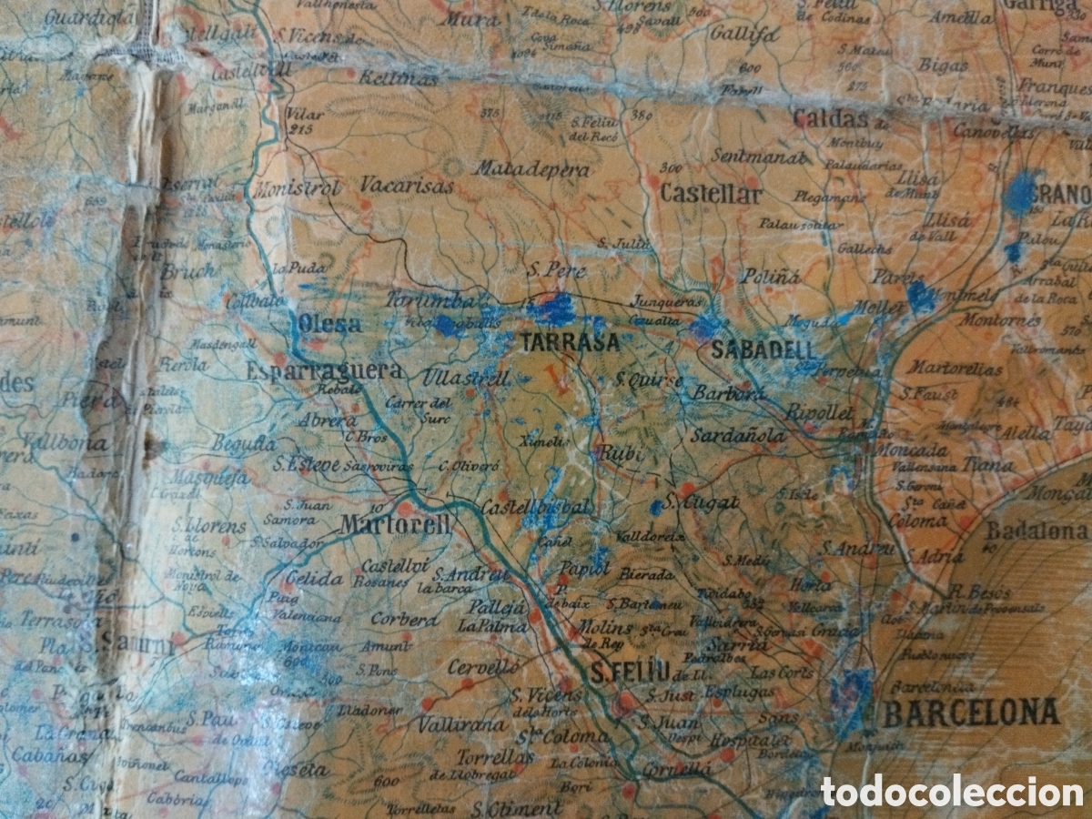 Mapas contempor&aacute;neos: Antiguo mapa de Catalu&ntilde;a. Eduardo Brossa - Foto 4