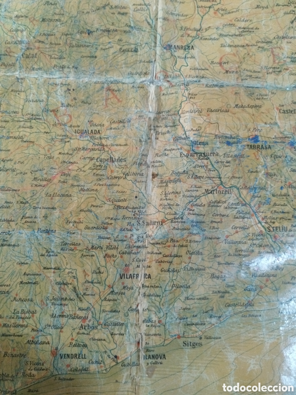 Mapas contempor&aacute;neos: Antiguo mapa de Catalu&ntilde;a. Eduardo Brossa - Foto 5