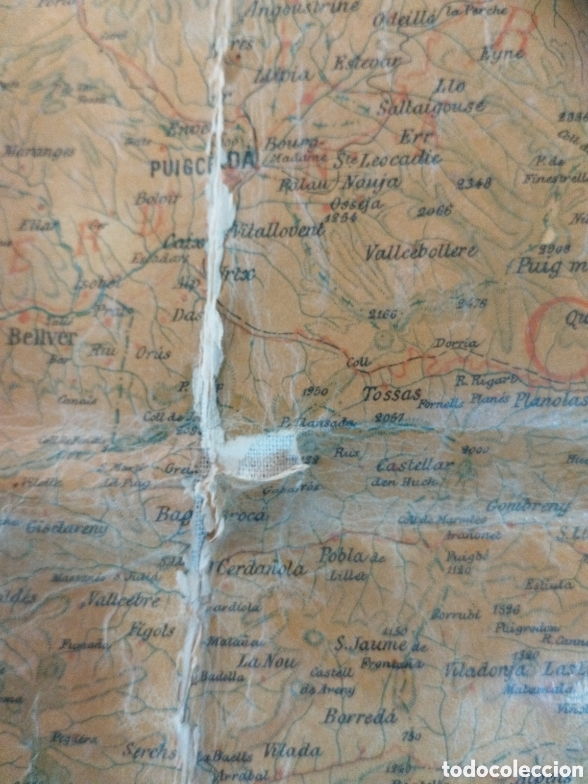Mapas contempor&aacute;neos: Antiguo mapa de Catalu&ntilde;a. Eduardo Brossa - Foto 6