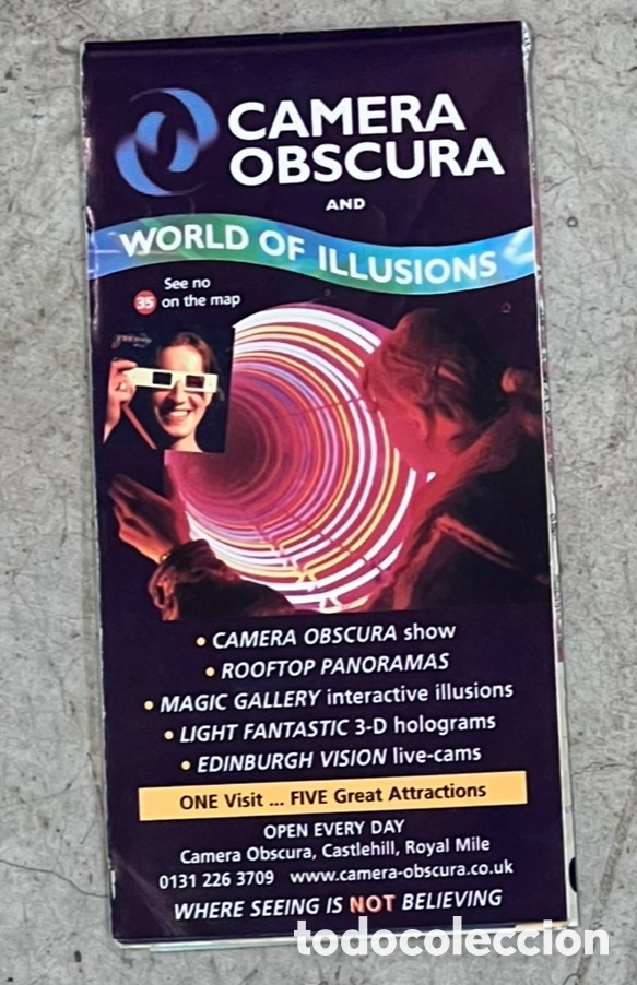 Mappe contemporanee: Mapa. Edimburgh. City Centre Pocket Map. 2002.