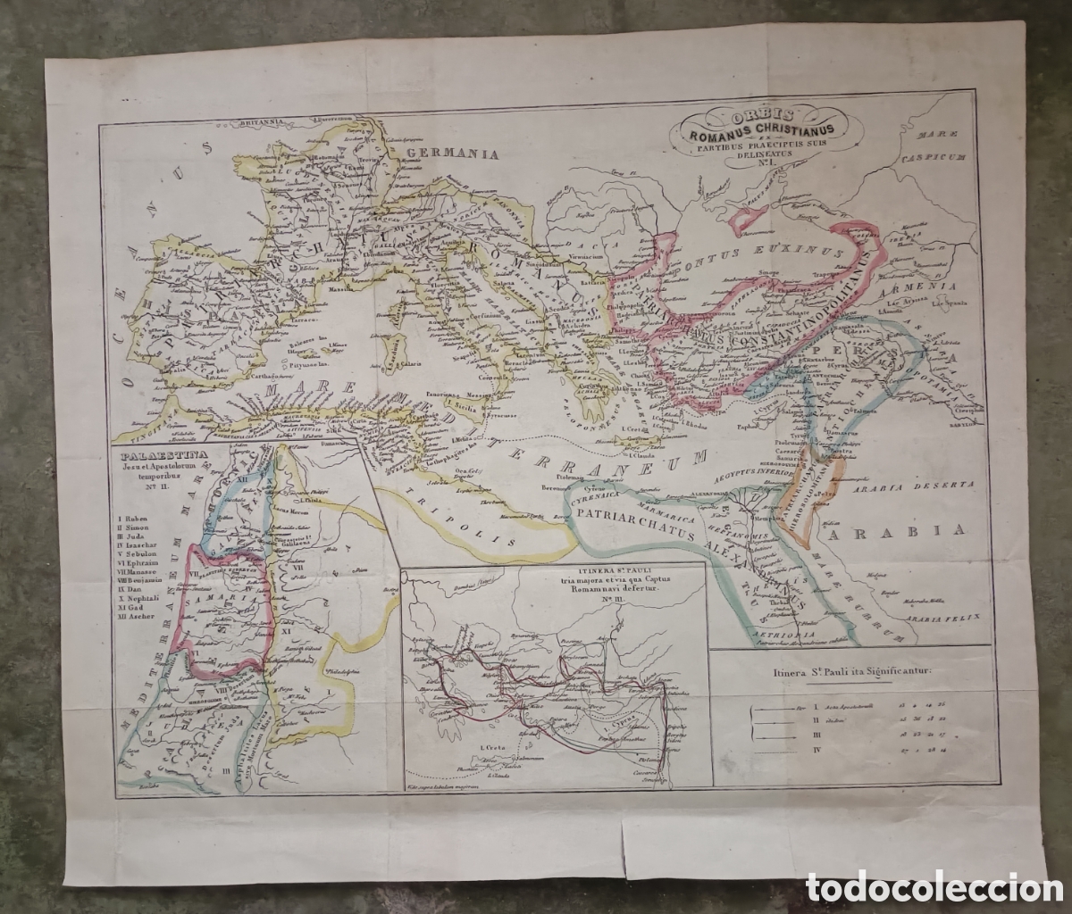 Mapas contempor&aacute;neos: Mapa Orbis. Romanos y Cristianos - Foto 1