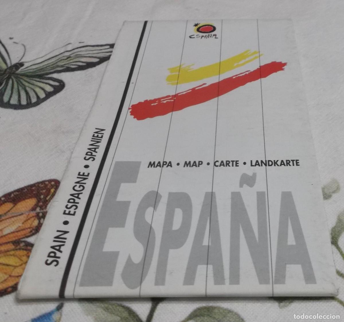 Mapas contempor&aacute;neos: mapa de Espa&ntilde;a a&ntilde;o 1998 - Foto 1