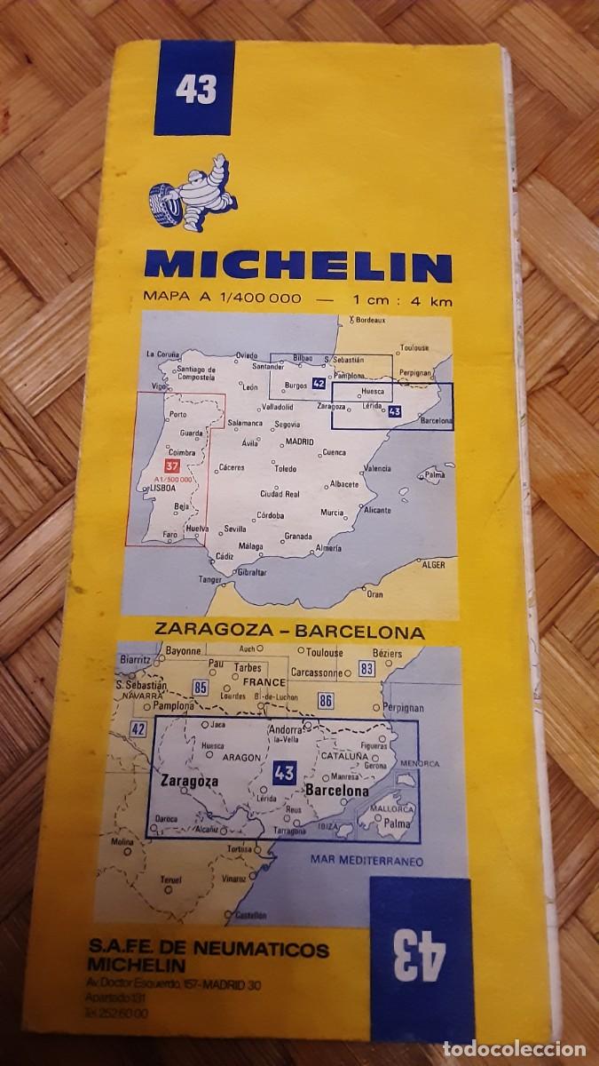Mapas contempor&aacute;neos: Mapa 43 MICHELIN ZARAGOZA - BARCELONA - Foto 1