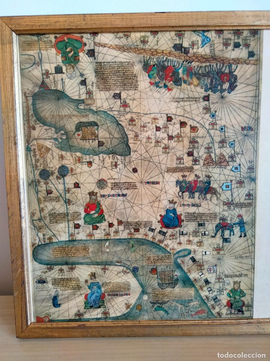 Mapas contempor&aacute;neos: CUADRO MAPA MEDIEVAL BENGAL SULTANATE - Foto 2