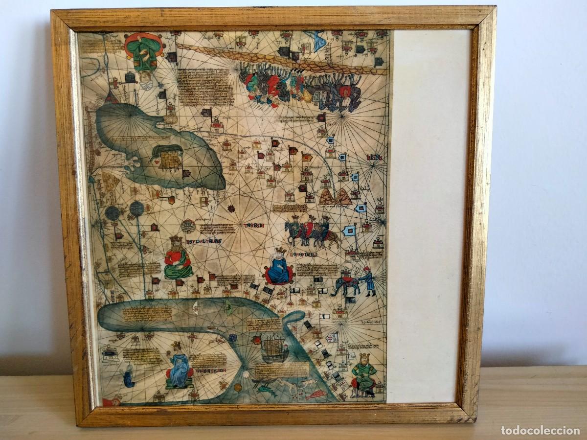 Mapas contempor&aacute;neos: CUADRO MAPA MEDIEVAL BENGAL SULTANATE - Foto 3