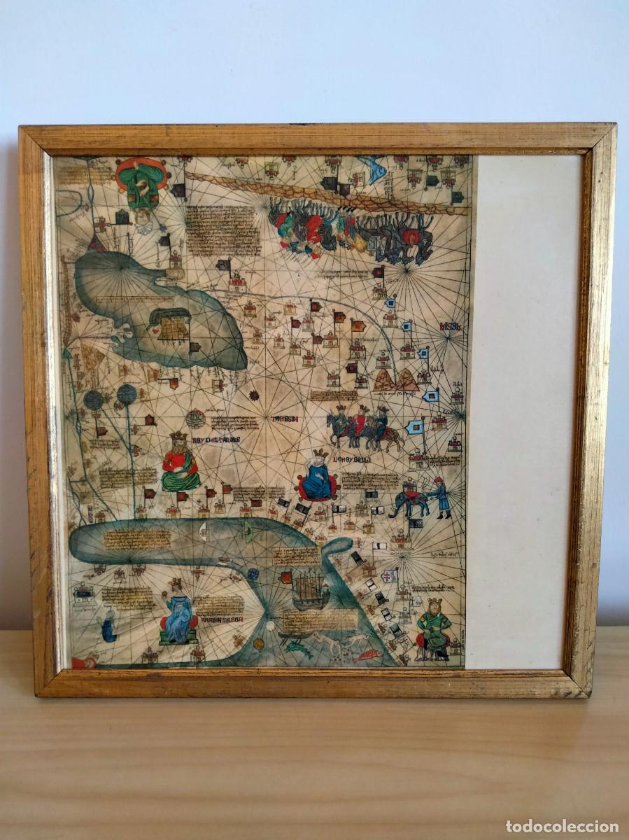 Mapas contempor&aacute;neos: CUADRO MAPA MEDIEVAL BENGAL SULTANATE - Foto 1