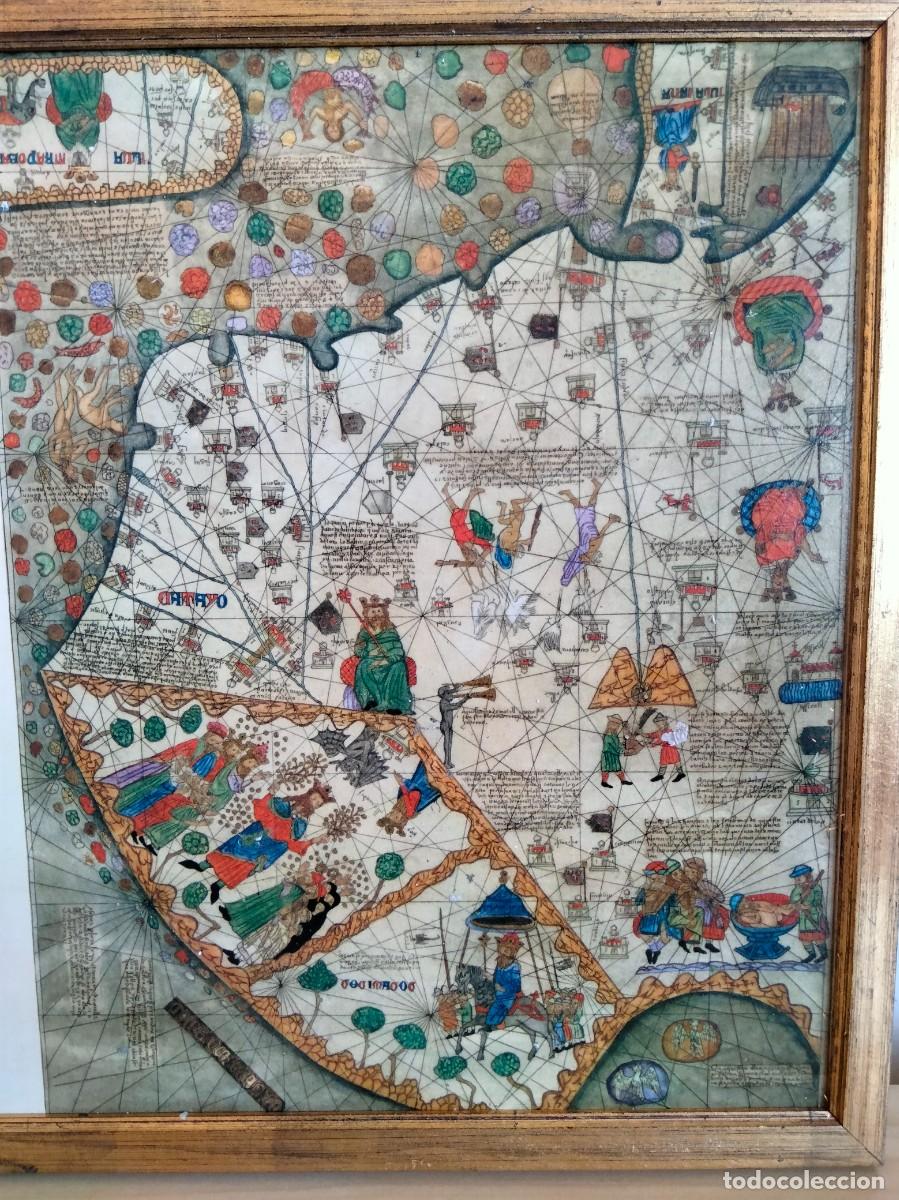 Mapas contempor&aacute;neos: CUADRO MAPA MEDIEVAL BENGAL SULTANATE - Foto 2
