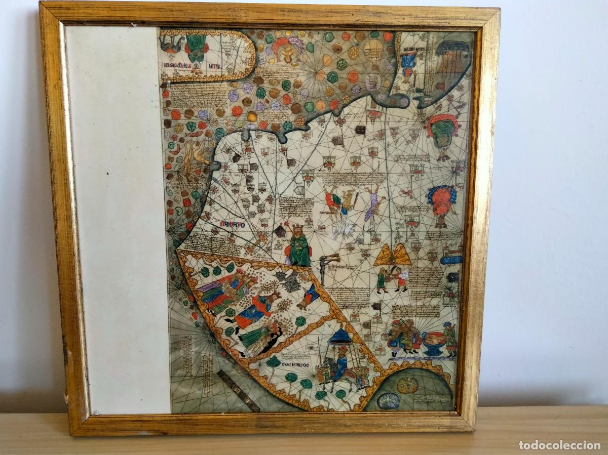 Mapas contempor&aacute;neos: CUADRO MAPA MEDIEVAL BENGAL SULTANATE - Foto 3