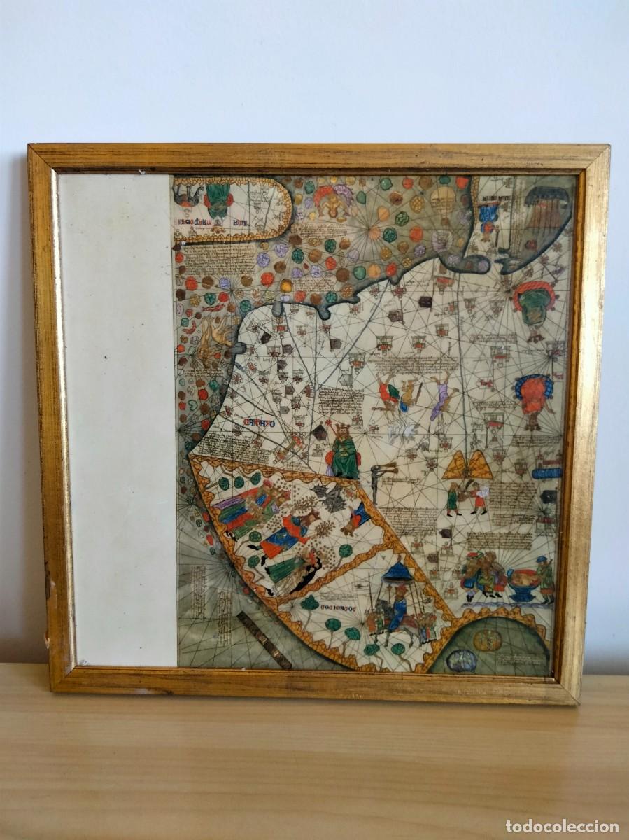Mapas contempor&aacute;neos: CUADRO MAPA MEDIEVAL BENGAL SULTANATE - Foto 1