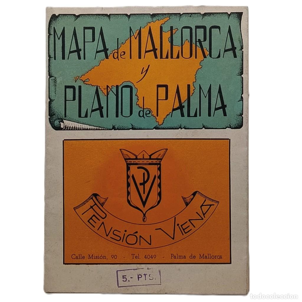 Mapas contempor&aacute;neos: MAPA DE MALLORCA Y PLANO DE PALMA - Foto 3