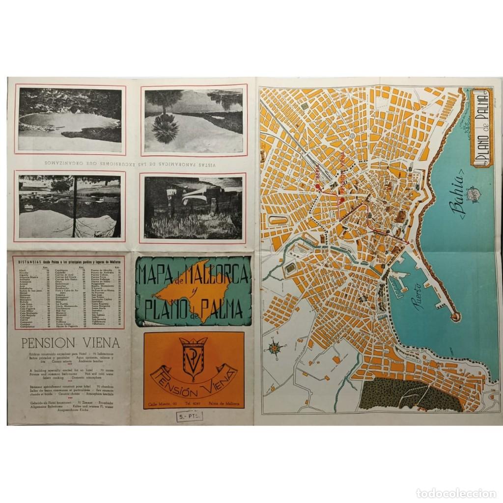 Mapas contempor&aacute;neos: MAPA DE MALLORCA Y PLANO DE PALMA - Foto 4