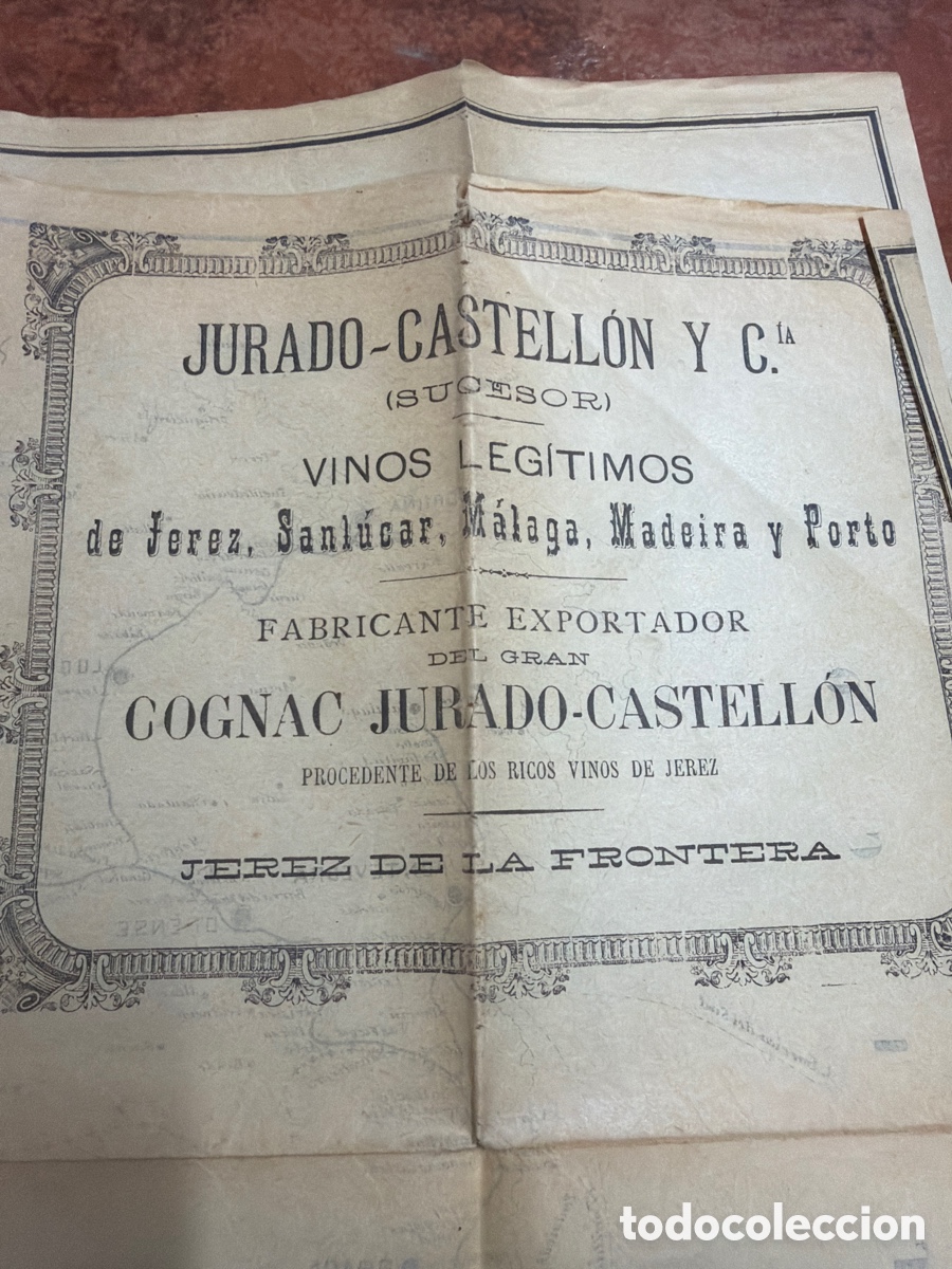Mapas contempor&aacute;neos: Mapa antiguo publicad cog&ntilde;ac - Foto 2