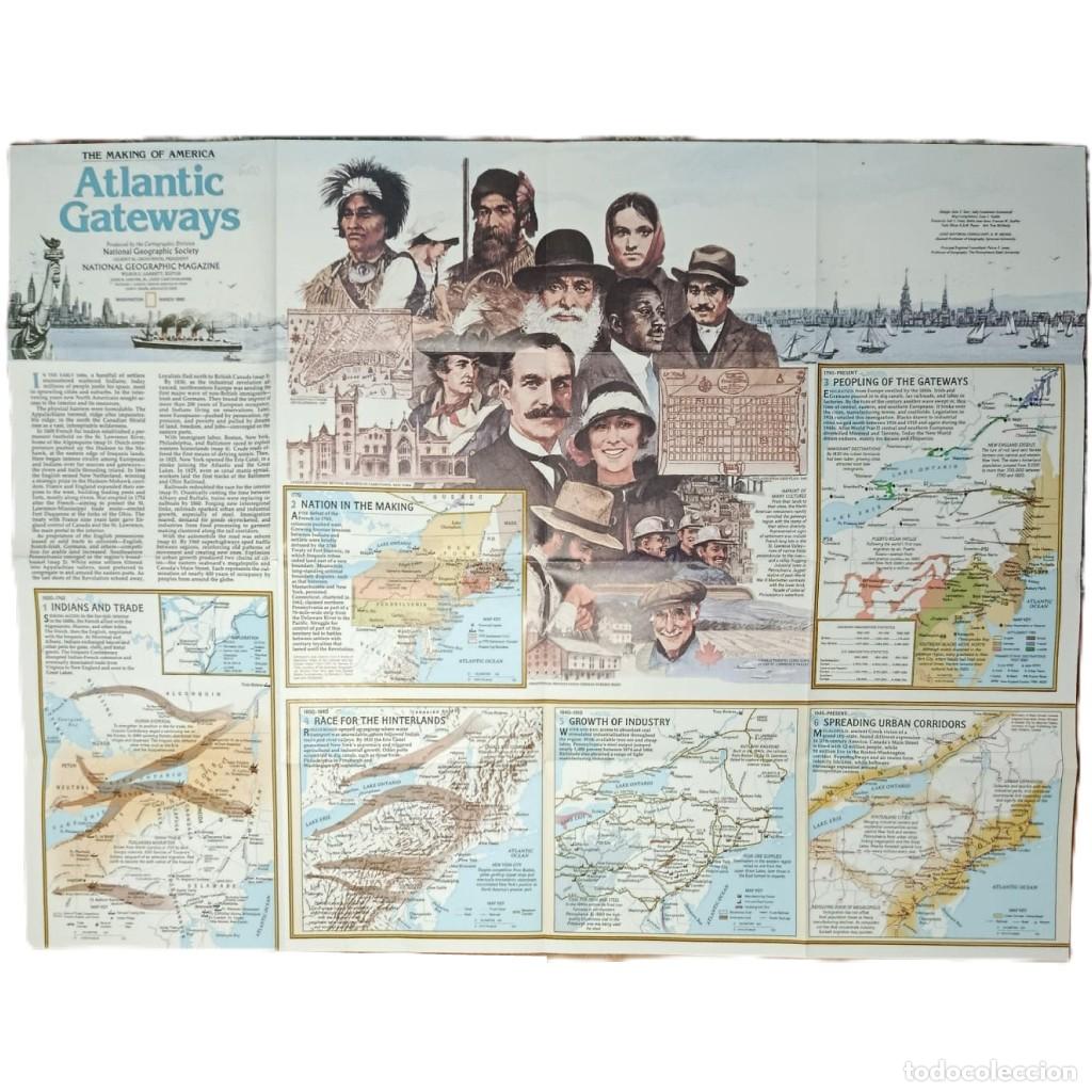 Mapas contempor&aacute;neos: NATIONAL GEOGRAPHIC: ATLANTIC GATEWAYS - Foto 2