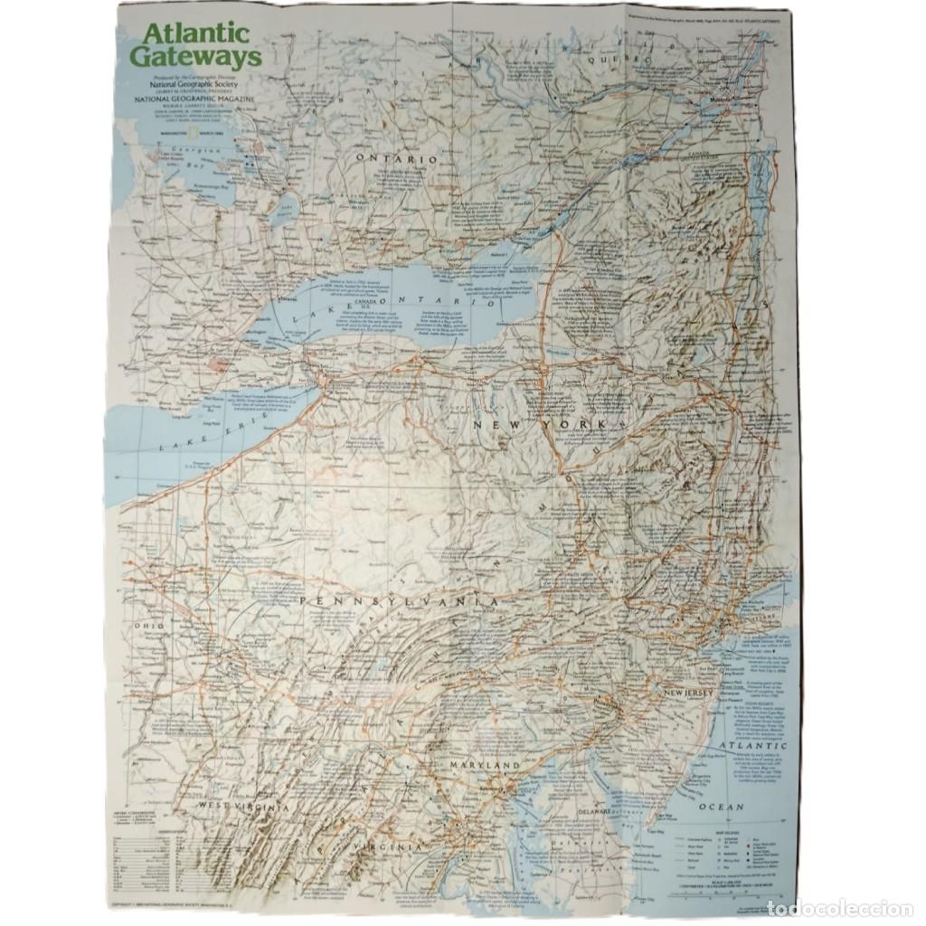 Mapas contempor&aacute;neos: NATIONAL GEOGRAPHIC: ATLANTIC GATEWAYS - Foto 3