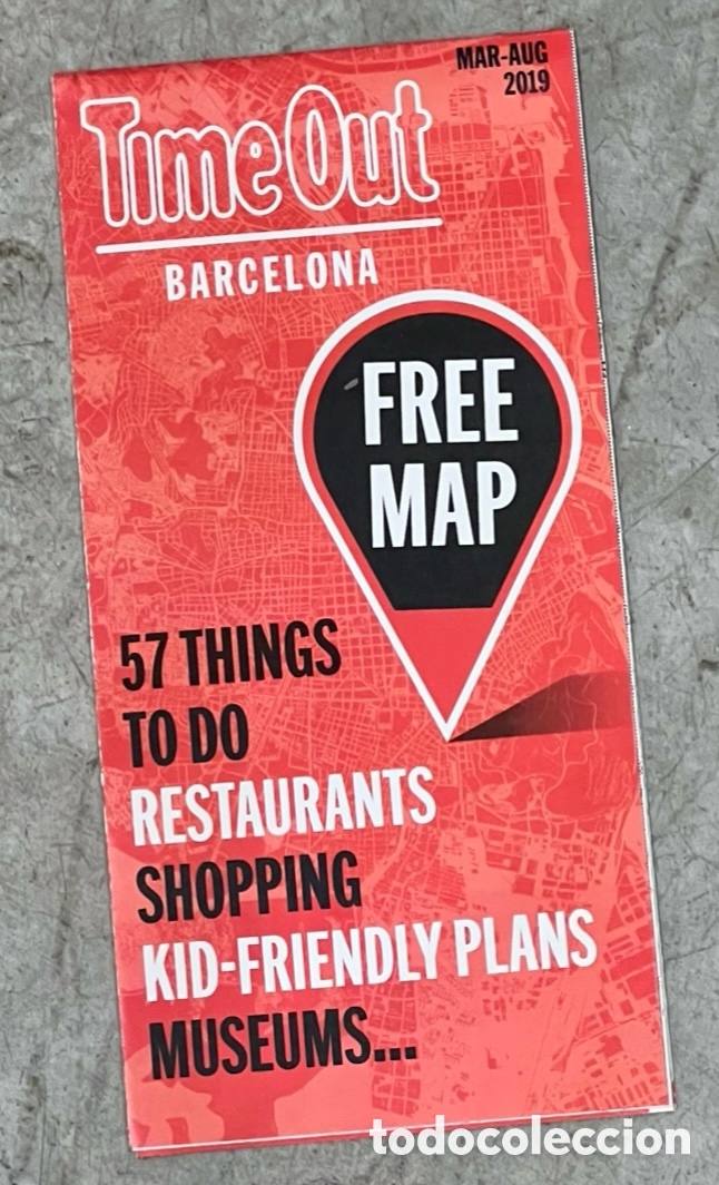 Mapas contempor&aacute;neos: Mapa. Time Out. Barcelona. 2019. - Foto 1