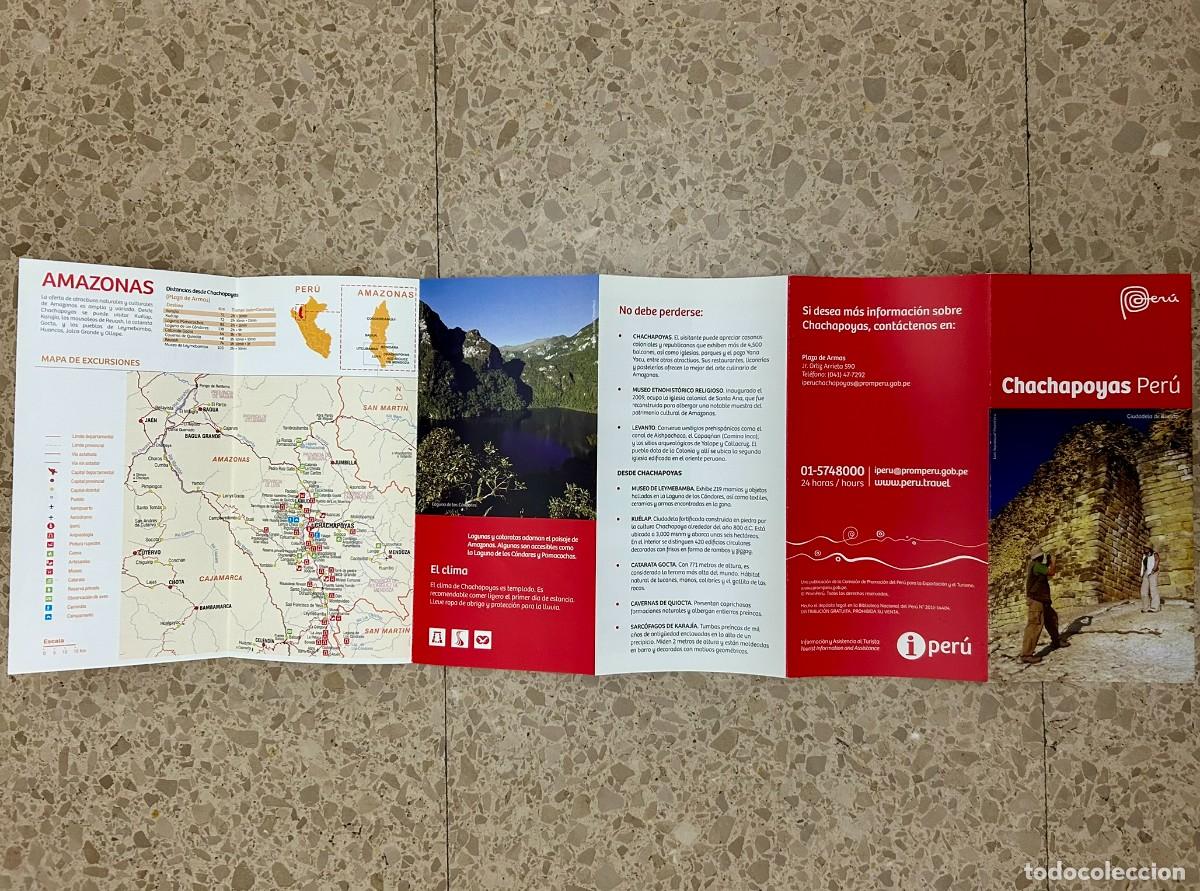 Mapas contempor&aacute;neos: CHACHAPOYAS AMAZONAS PER&Uacute; - MAPA TUR&Iacute;STICO - PROMPER&Uacute; 2011 - Foto 3