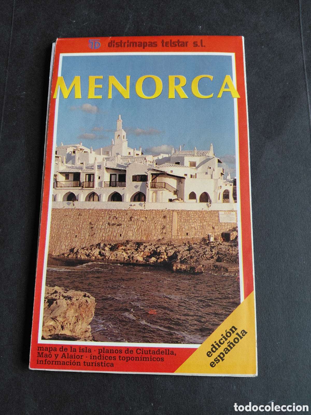 Contemporary maps: Mapa Menorca. Planos de Ciutadella, Ma&oacute;,Alaior., etc. Distrimapas Teltar