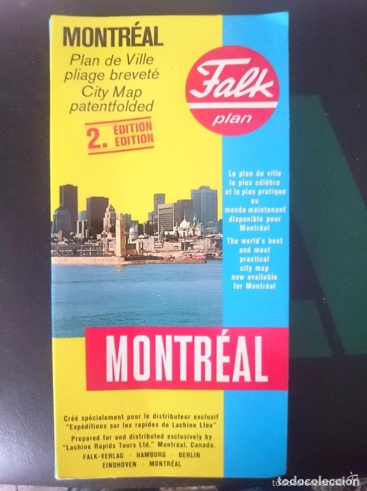 Mapas contempor&aacute;neos: MAPA DE MONTREAL - CANADA - EN INGLES Y FRANCES - Foto 1