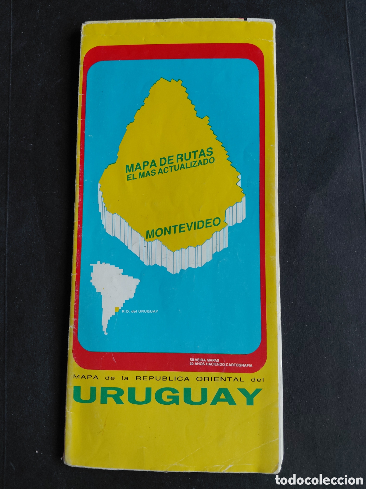 Mapas contempor&aacute;neos: MAPA DESPLEGABLE- URUGUAY REP&Uacute;BLICA ORIENTAL -2000 - Foto 1