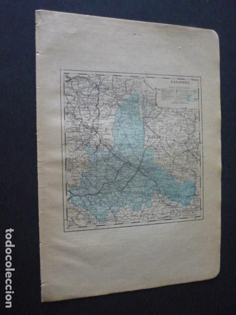 Zeitgen&ouml;ssische Karten: ZARAGOZA ANTIGUO MAPA 1914 20 X 28 CM