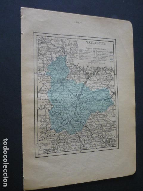 Zeitgen&ouml;ssische Karten: VALLADOLID ANTIGUO MAPA 1914 20 X 28 CM
