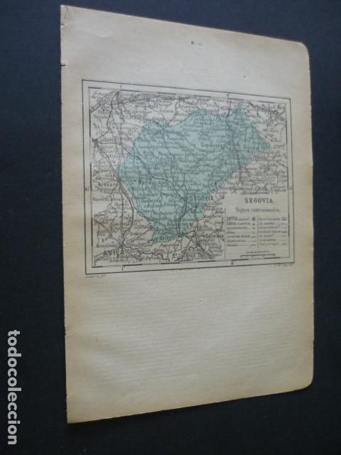 Zeitgen&ouml;ssische Karten: SEGOVIA ANTIGUO MAPA 1914 20 X 28 CM