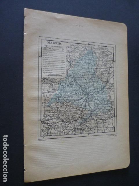 Zeitgen&ouml;ssische Karten: MADRID ANTIGUO MAPA 1914 20 X 28 CM