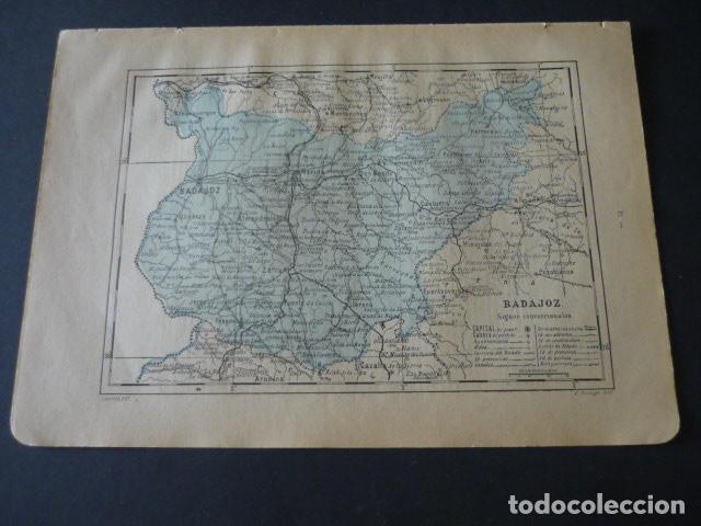 Contemporary maps: BADAJOZ ANTIGUO MAPA 1914 20 X 28 CM