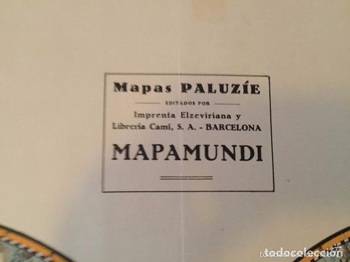Mapas contempor&aacute;neos: MAPA MAPAMUNDI PALUZIE - Foto 2