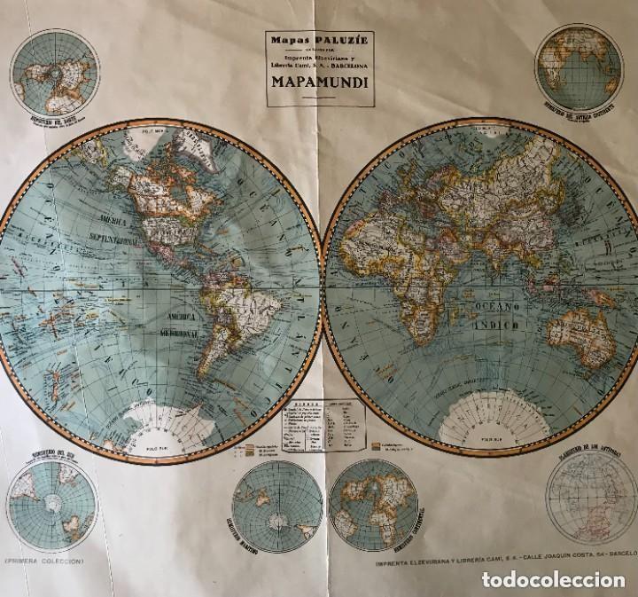 Mapas contempor&aacute;neos: MAPA MAPAMUNDI PALUZIE - Foto 3