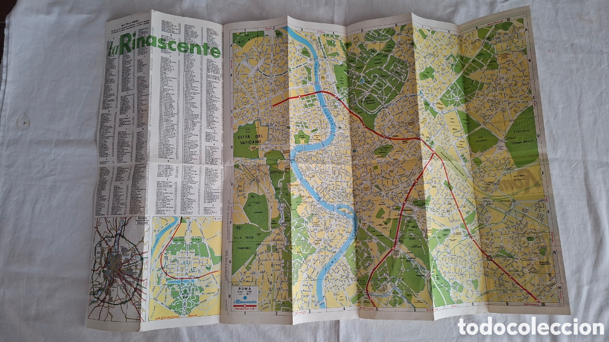 Mapas contempor&aacute;neos: Mapa Plano Roma 1987 - Foto 2