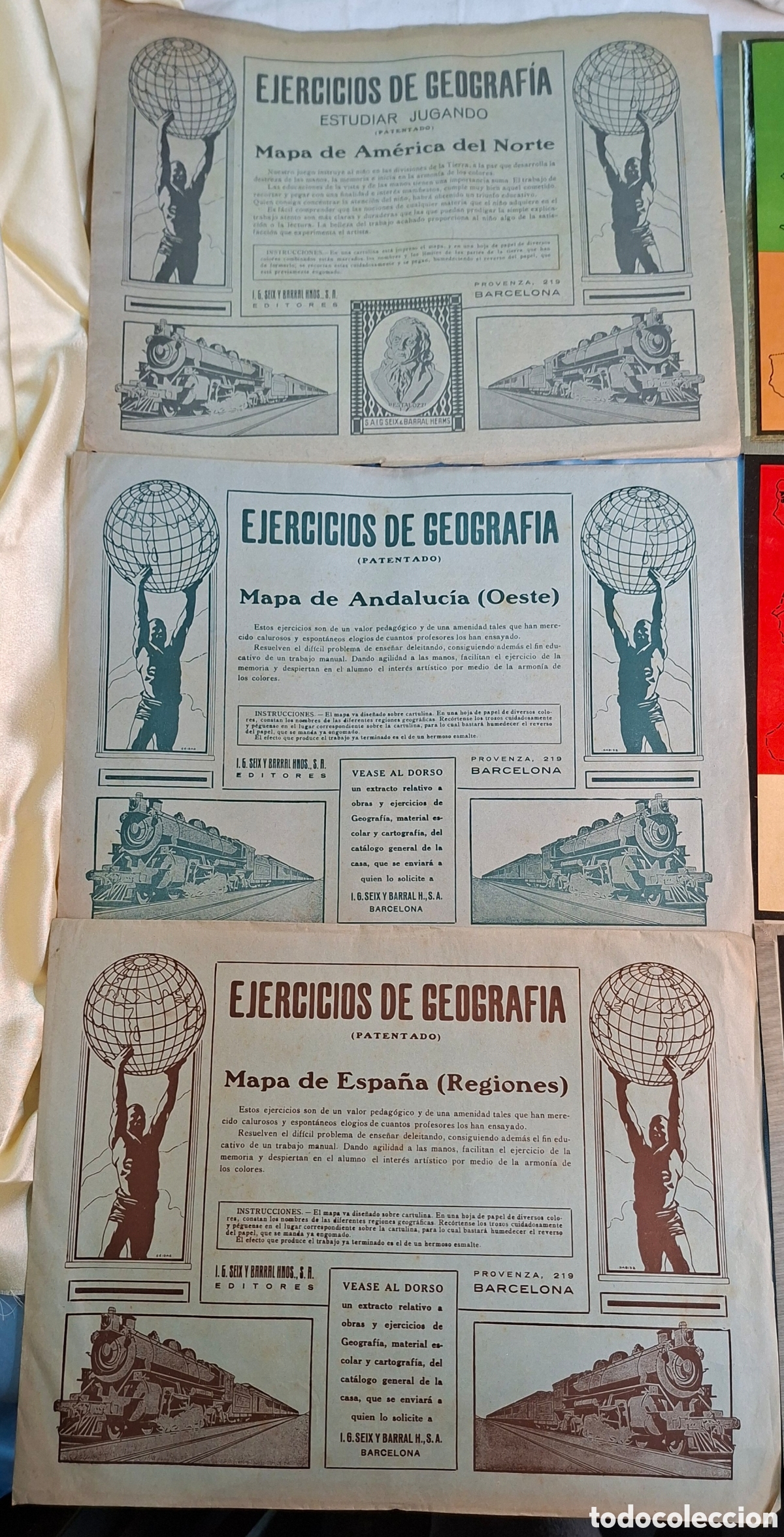 Mapas contempor&aacute;neos: Ejercicios de Geograf&iacute;a Mapas Educativos - Foto 1