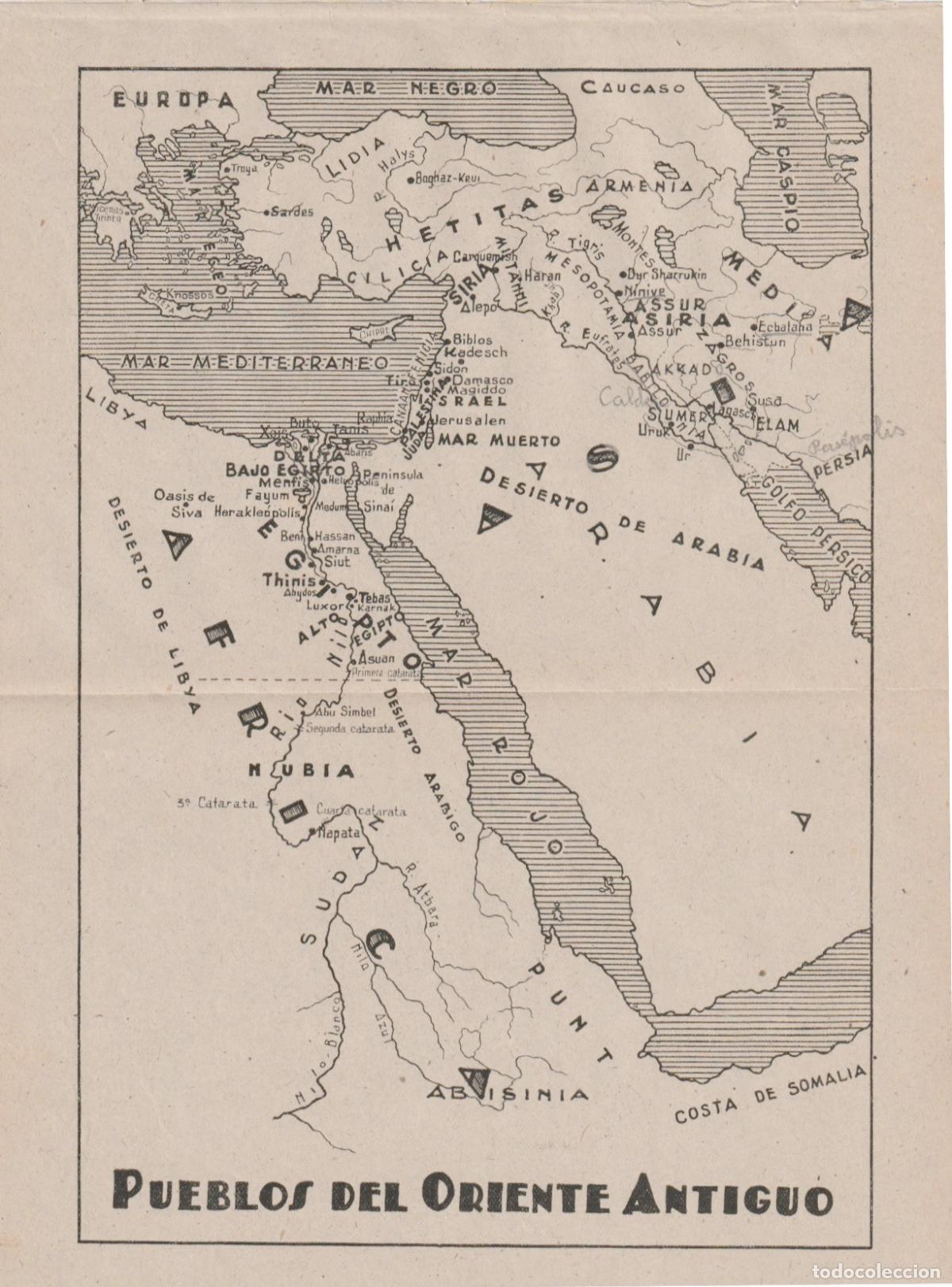 Mapas contempor&aacute;neos: Mapa: Pueblos del Oriente Antiguo - Foto 1
