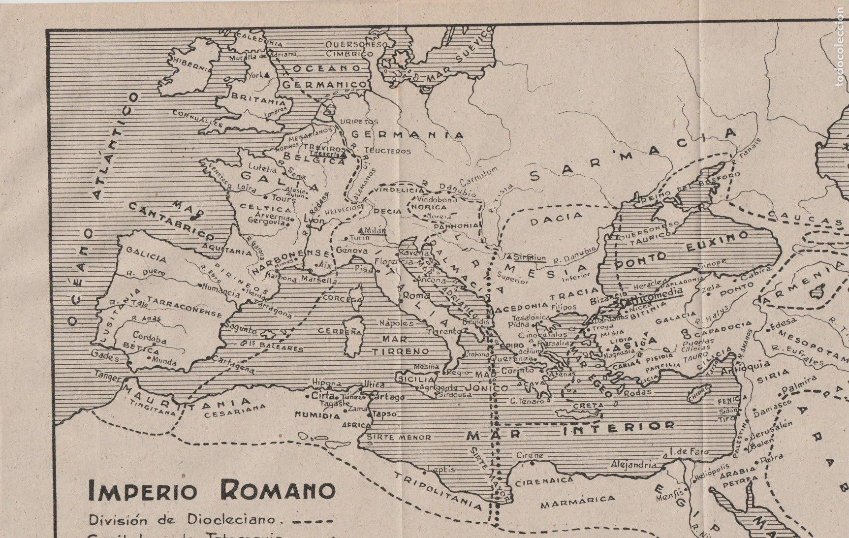 Mapas contempor&aacute;neos: Mapa: Imperio romano - Foto 1