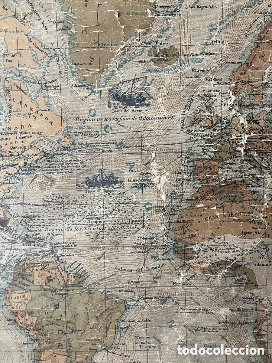 Mapas contempor&aacute;neos: Mapa mundi planisferio - Foto 6