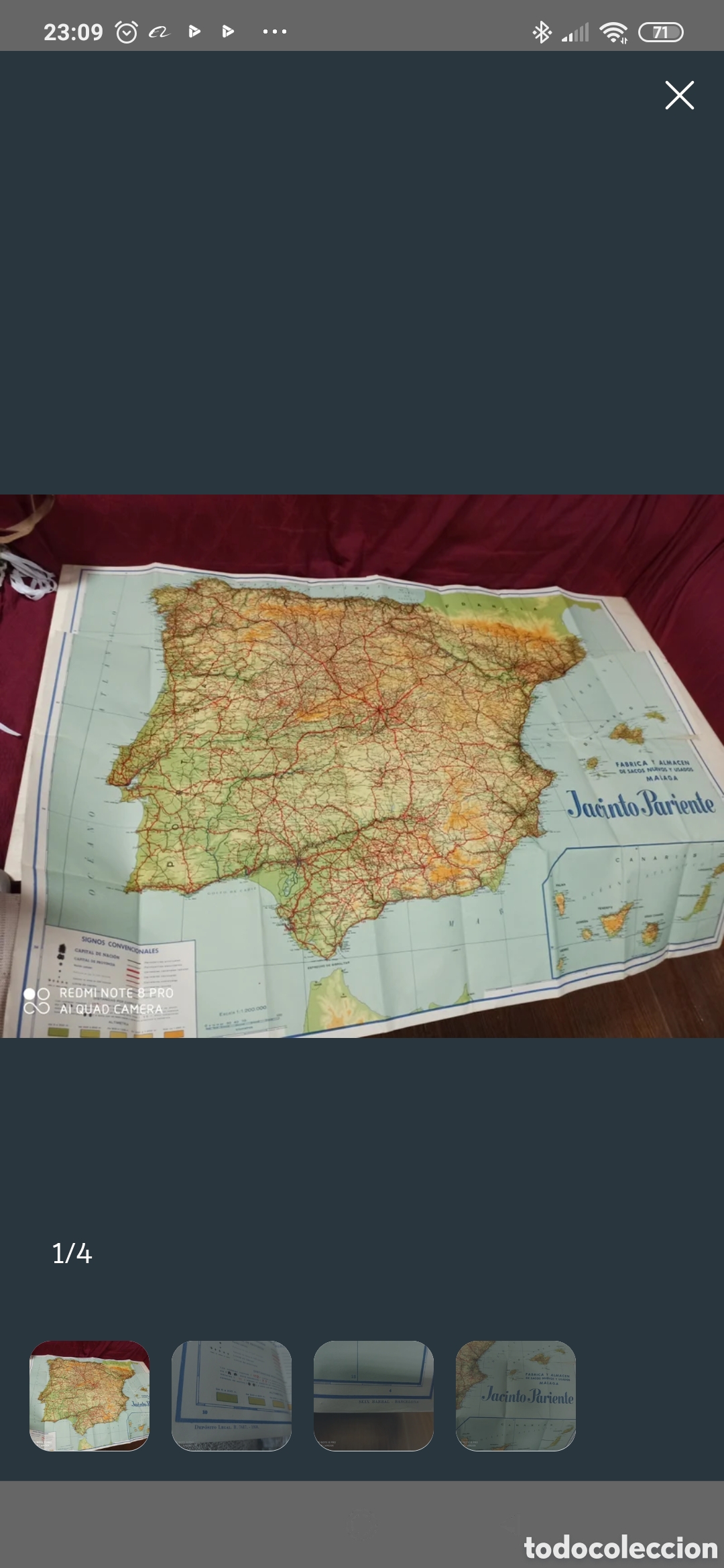 Mapas contempor&aacute;neos: Mapa f&iacute;sico de barral - Foto 1