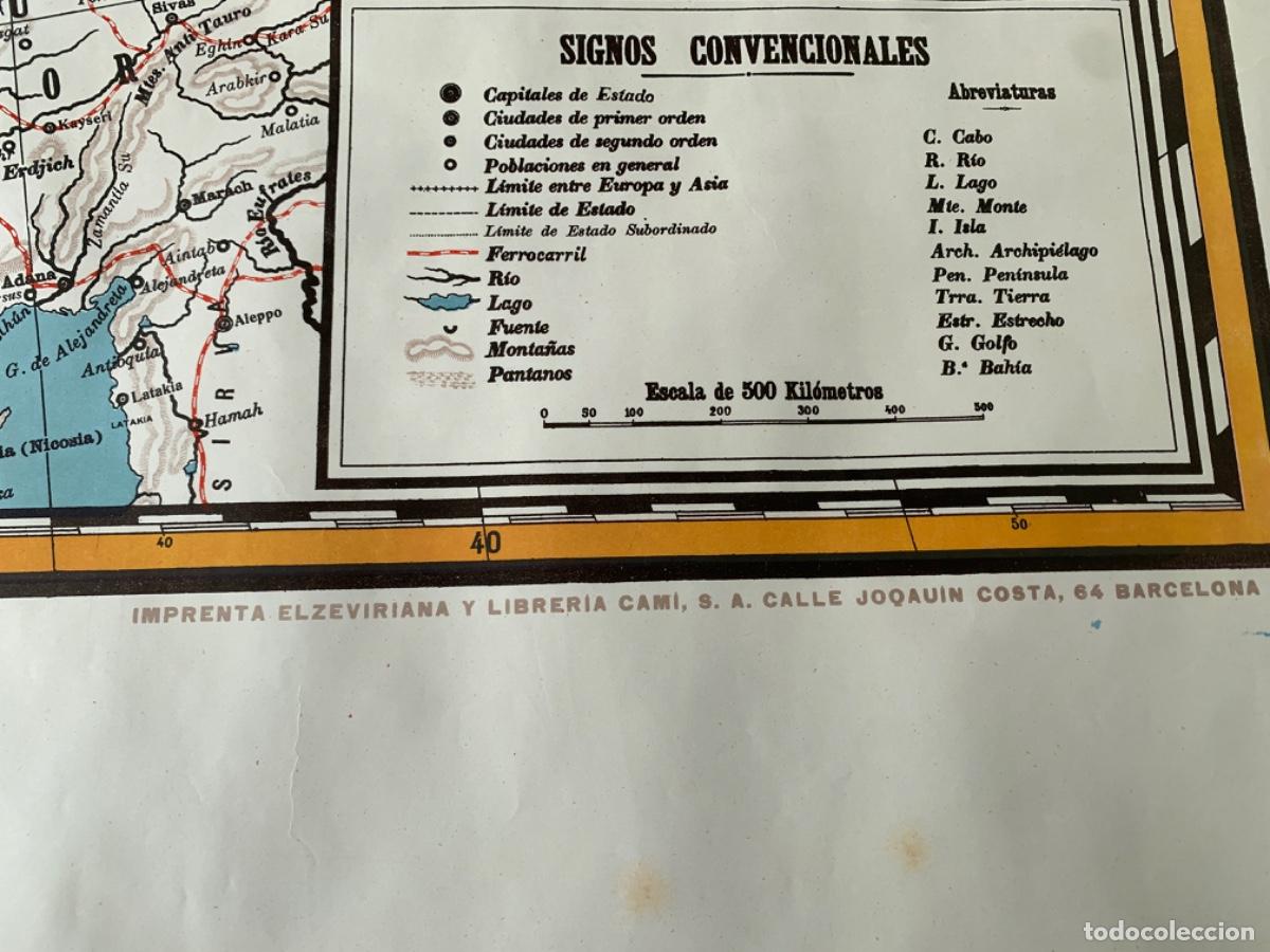 Mapas contempor&aacute;neos: Mapa escolar de Europa de 1958 - Foto 2