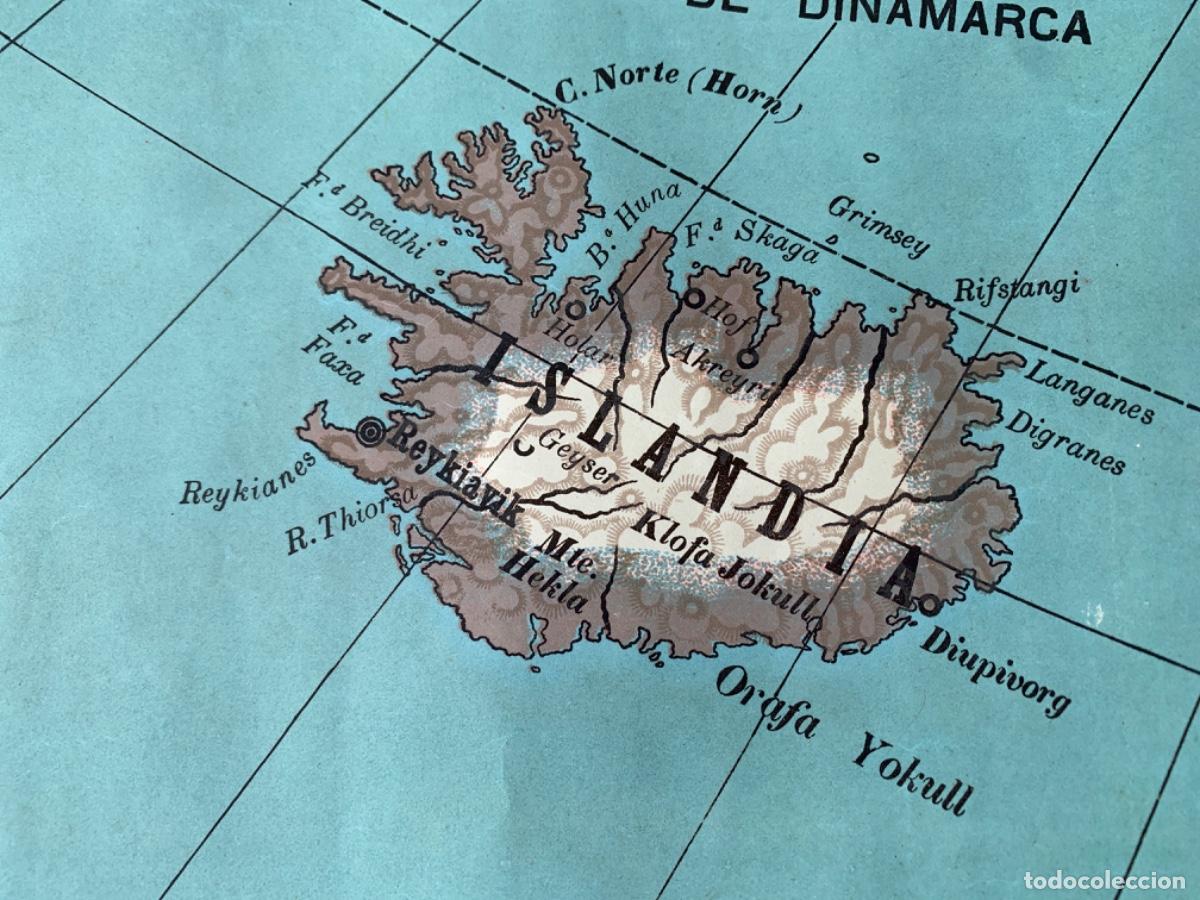 Mapas contempor&aacute;neos: Mapa escolar de Europa de 1958 - Foto 5