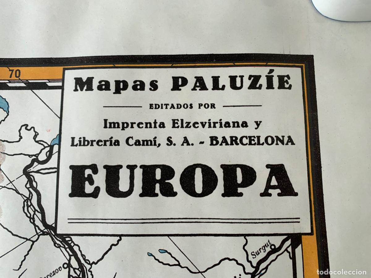 Mapas contempor&aacute;neos: Mapa escolar de Europa de 1958 - Foto 7