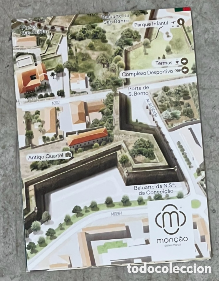 Mapas contempor&aacute;neos: Mapa. Mapa de Mon&ccedil;ao. Portugal. 2020. - Foto 2