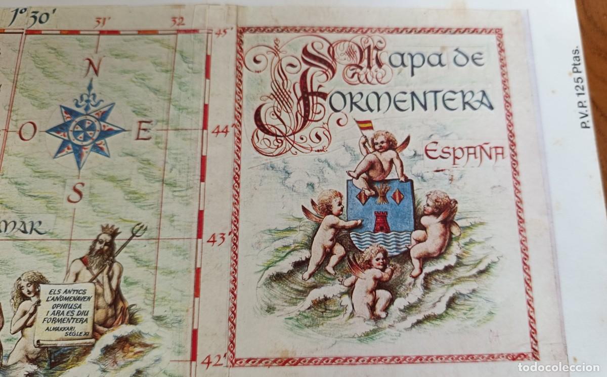 Mapas contempor&aacute;neos: MAPA DE FORMENTERA. BALEARES. 1981. - Foto 2
