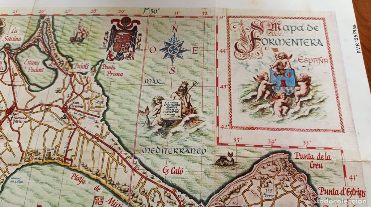 Mapas contempor&aacute;neos: MAPA DE FORMENTERA. BALEARES. 1981. - Foto 7