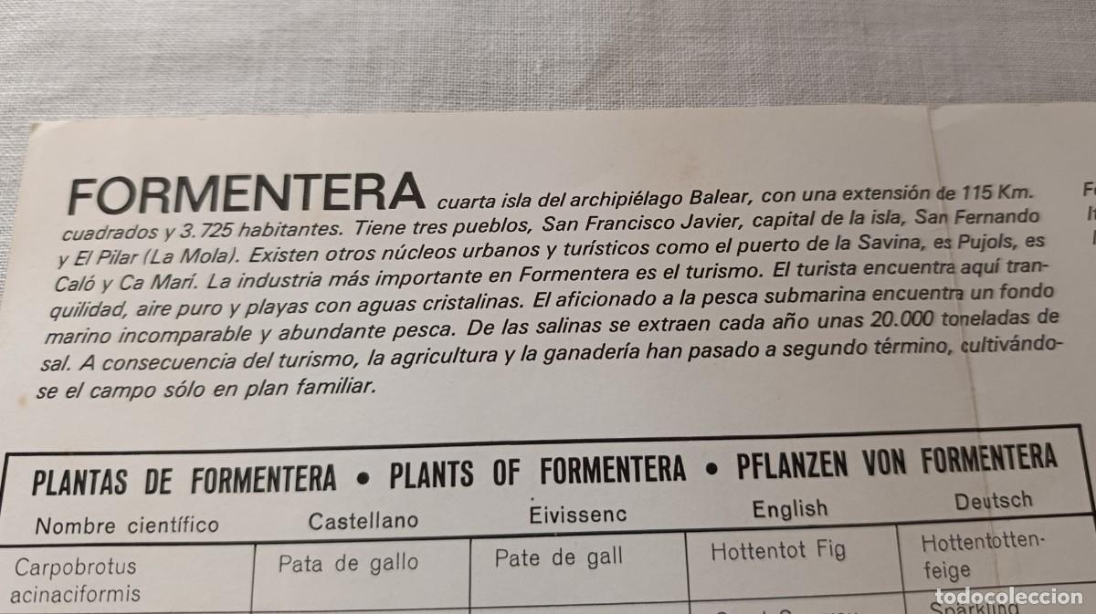 Mapas contempor&aacute;neos: MAPA DE FORMENTERA. BALEARES. 1981. - Foto 9