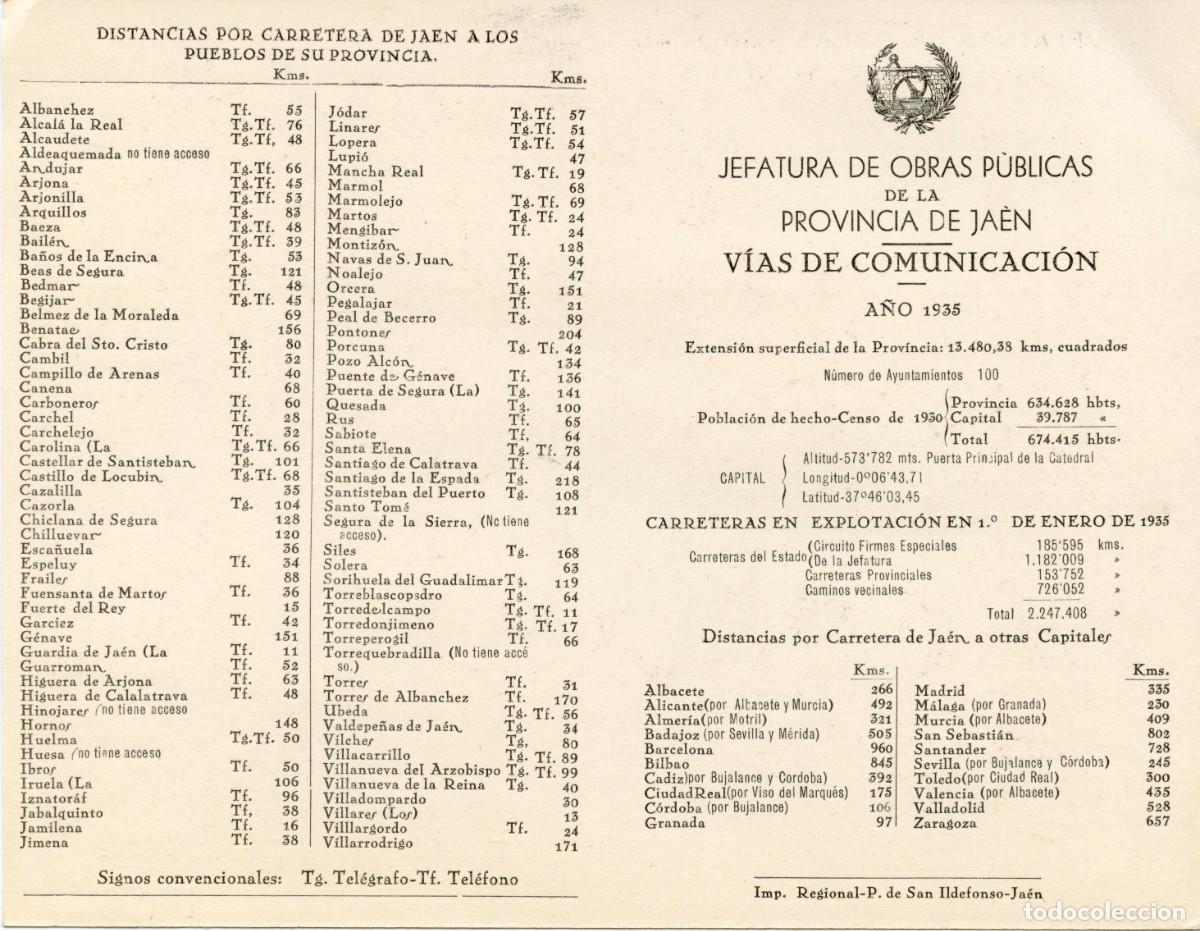 Mapas contempor&aacute;neos: ANTIGUO PLANO DE BOLSILLO DE JAEN - Foto 2