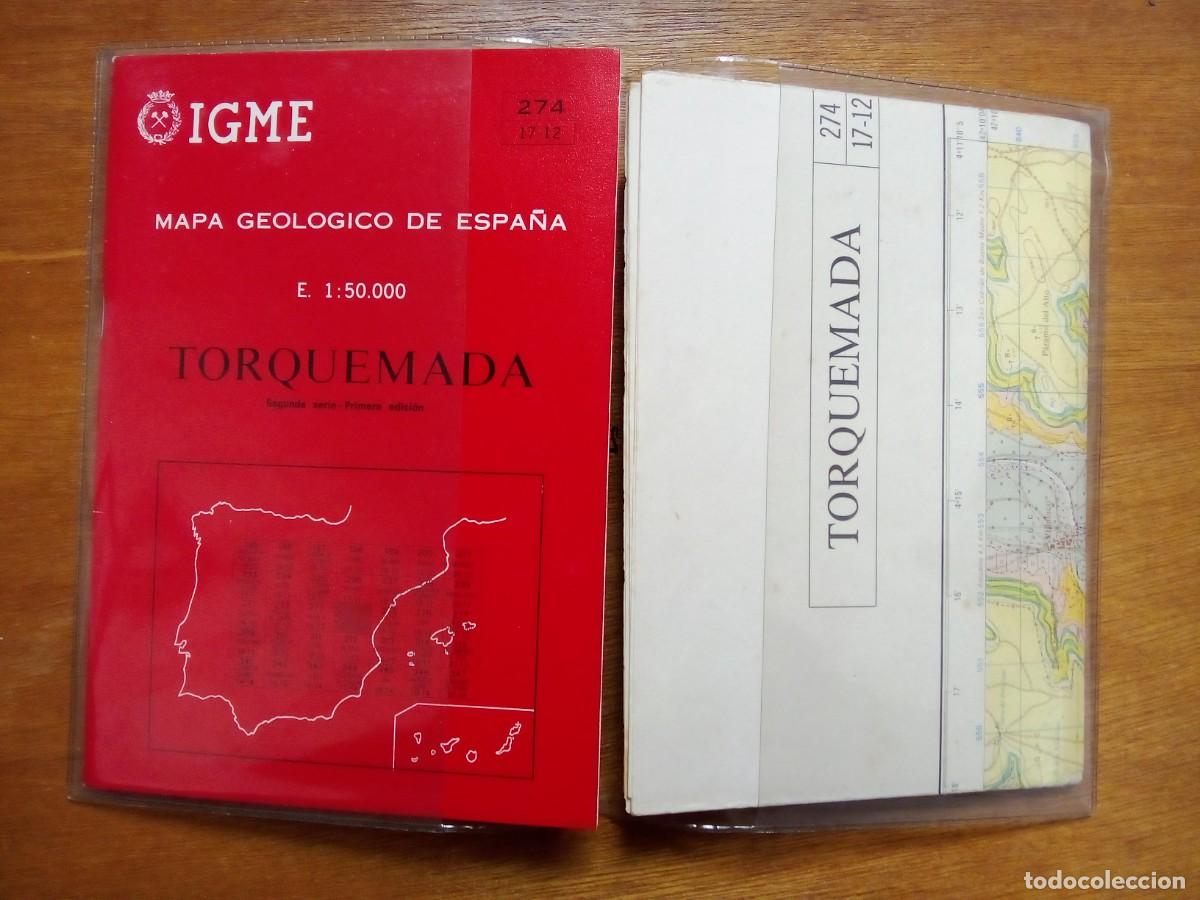 Mapas contempor&aacute;neos: MAPA GEOLOGICO DE ESPA&Ntilde;A, TORQUEMADA, IGME