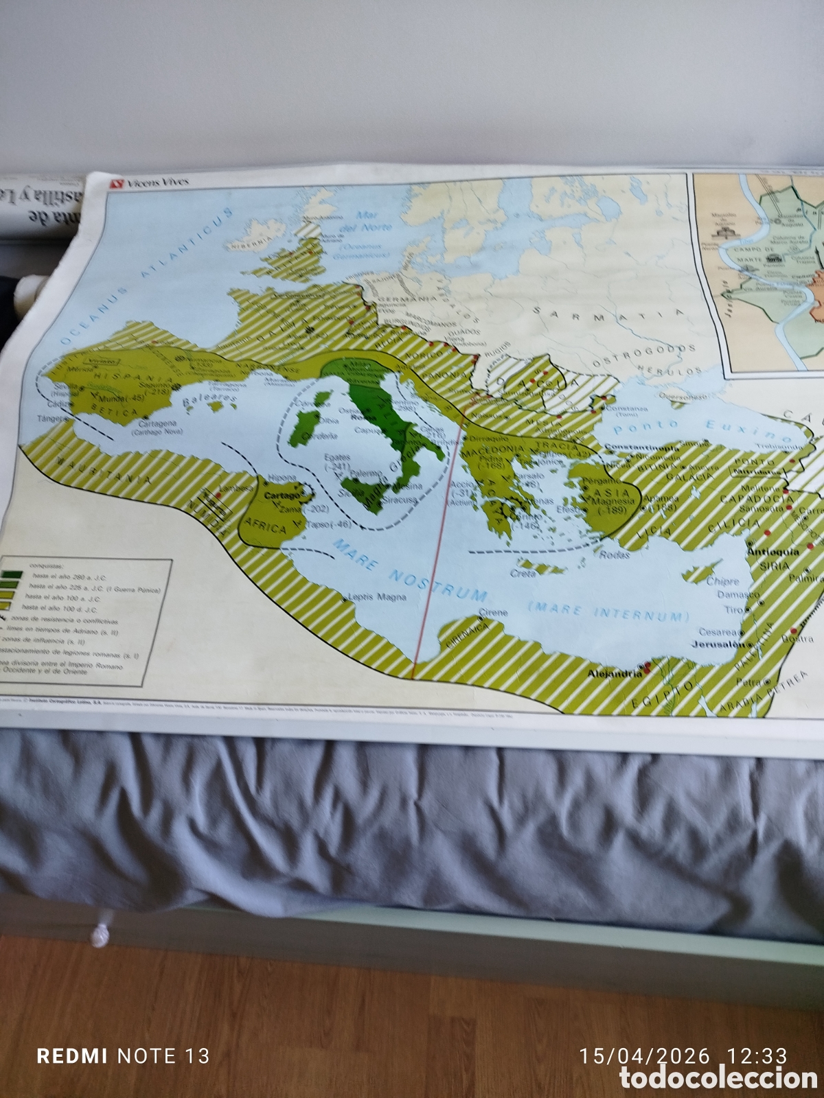 Mapas contempor&aacute;neos: MAPA DE ESCUELA 1992-EL IMPERIO ROMANO-EL IMPERO MACEDONIO DOS CARAS