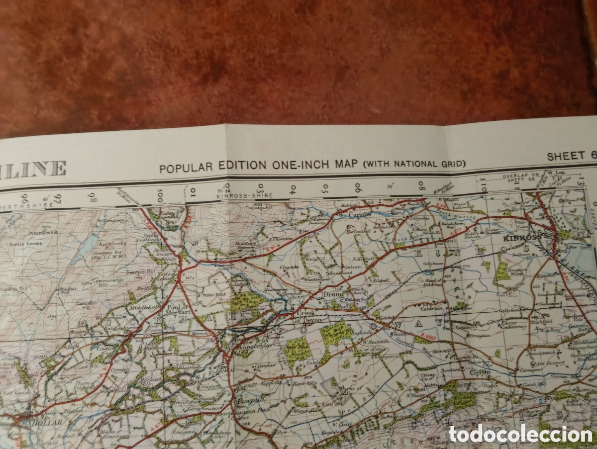 Mapas contempor&aacute;neos: Mapa de striling y dunfermline scocia - Foto 3
